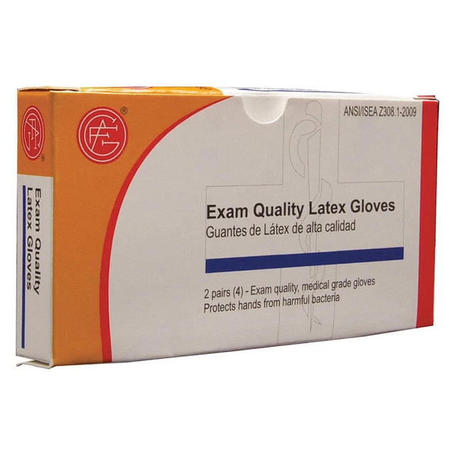 GRAINGER APPROVED 9999-1103 Disposable Gloves,Vinyl,Universal,PK4