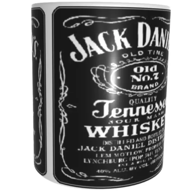 Novelty Jack Daniels Bourbon Whisky Advert Style Tea Coffee Cup Mug Breweriana