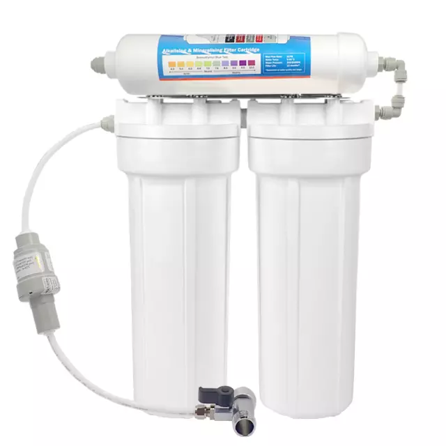 3 Stage Under sink water filter Sediment+Resin with Alkaline 3