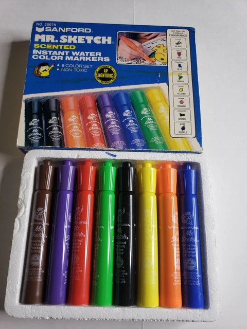Sanford Mr. Dibujo marcadores instantáneos de acuarela perfumados 20078 NO tóxicos 8 piezas