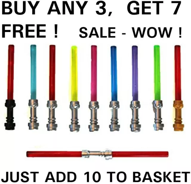 Official Lego - Best Value - Multiple Choice Lightsabers - Star Wars - New