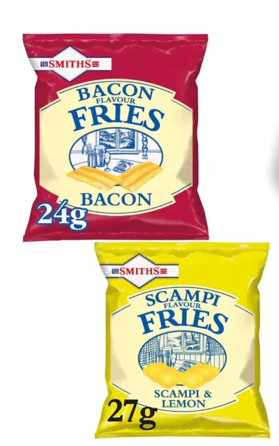 Smiths Snacks Savoury Bacon Scampi Fries Bundle Mix
