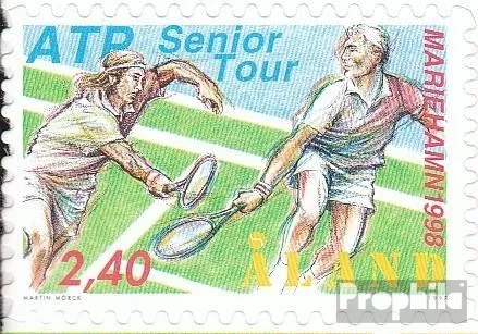 Finland-Aland 143 (complete issue) used 1998 ATP-Seniors-tennis
