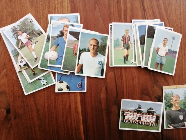 28 ungeklebte Sammelbilder BUNDESLIGA 1965/66 ++ BERGMANN-Verlag ++