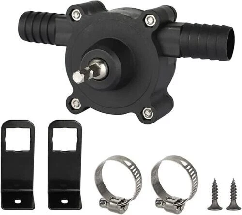 Home Electric Drill Drive Self Priming Pump Water Oil Fluid Transfer Pumps Tools