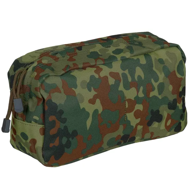 Utility Pocket Tactical Accessories Pouch Large Molle Airsoft Flecktarn Camo