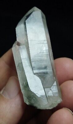 An Aesthetic Natural Quartz crystal with chlorite inclusions 49 grams 7