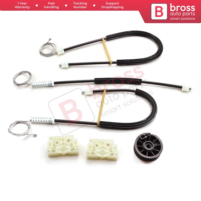 Kit Réparation Lève-vitre Avant Droit Pour Peugeot 106 / Citroen Saxo - Mécanisme Renforcé, Facile à Monter !