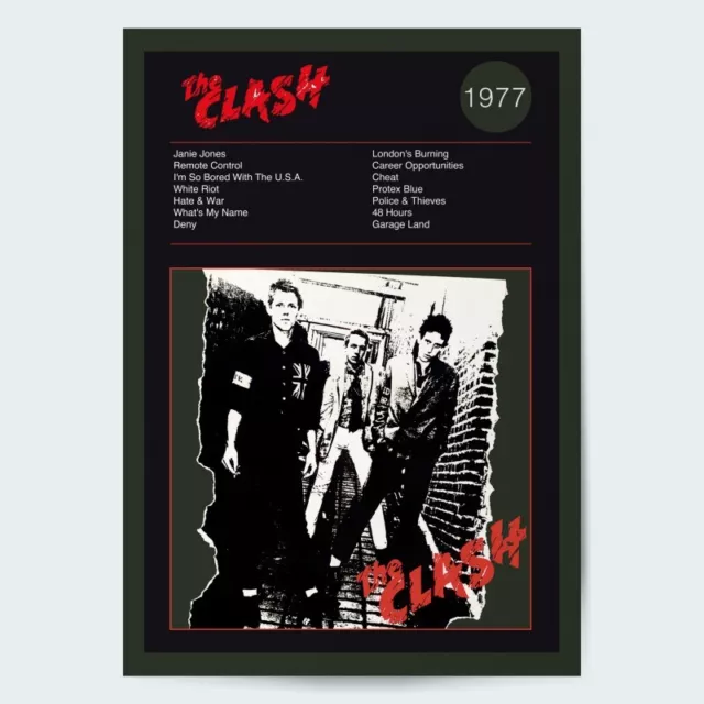 The Clash The Clash Fine Art Album Poster