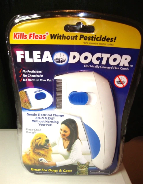 Flea Doctor Electronic Flea Comb for Dogs & Cats New In Package