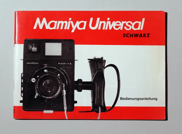 Mamiya Universal Press manual de instrucciones alemán
