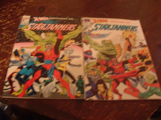 X-Men Spotlight On Starjammers 1-2 Marvel Comic Set Complete Kavanagh 1990 Nm
