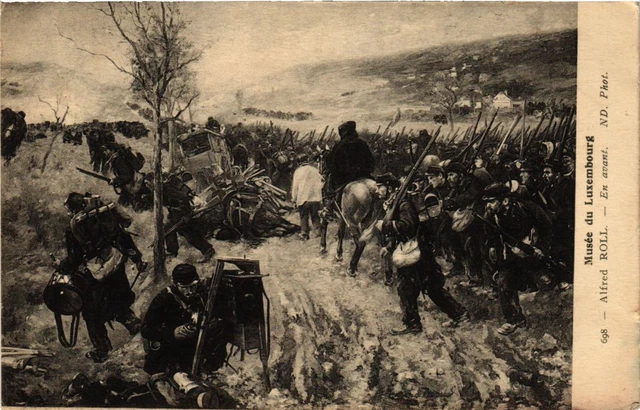 CPA AK Military - Forward - Alfred Roll - Luxembourg Museum (696872)