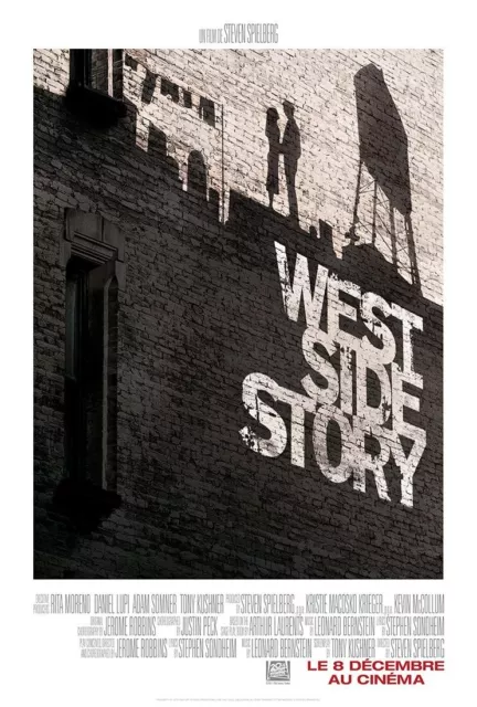 Affiche de cinéma WEST SIDE STORY (2021) grand format 160x120cm poster PLIÉ