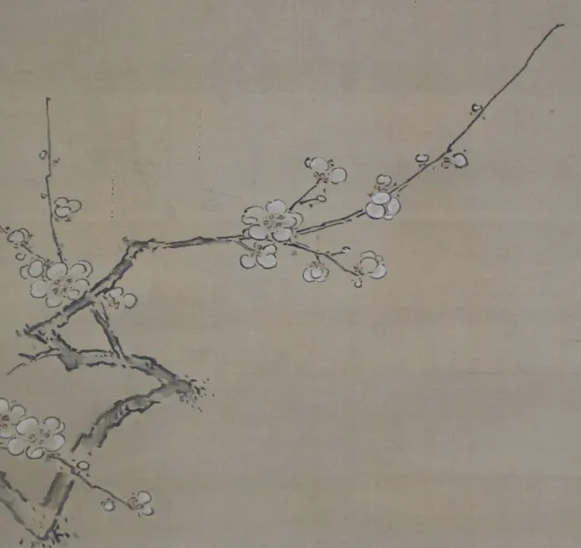 Antique Japan falconry painting UmenoTaka 1700s Edo fine art 3