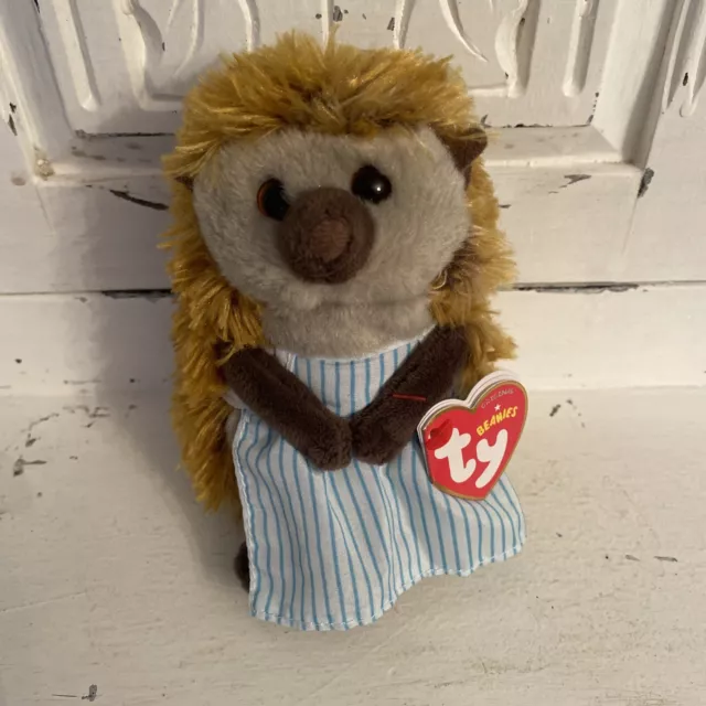 Ty Mrs Tiggy Winkle From Peter Rabbit Soft Toy Plush 6" High Collectible