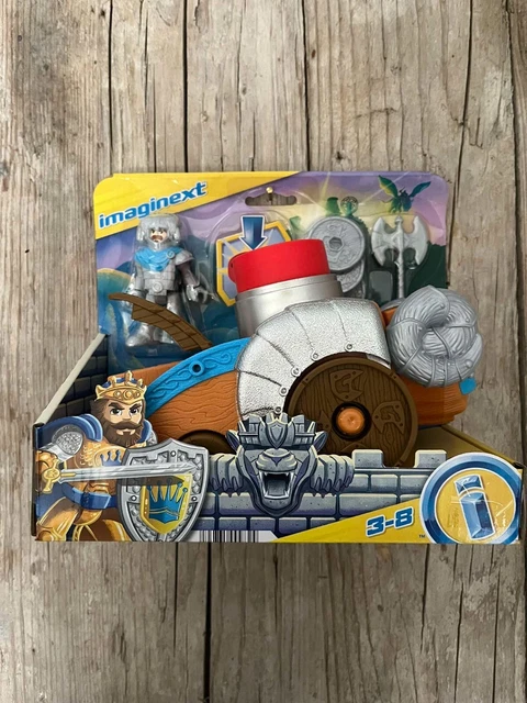 Squalo Mega Morso Fisher-Price Imaginext con Personaggio Subacqueo con Gabbia
