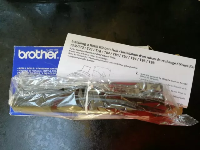 BROTHER PC-74RF - 1 REFILL ROLLS (ORIGINAL) BRAND New