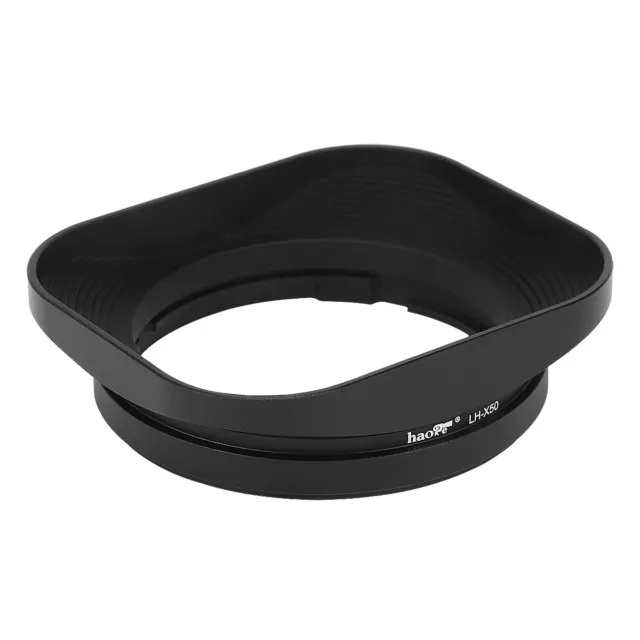 Haoge LH-X50 Square Metal Lens Hood for Fujifilm Fuji Fujinon XF 50mm F2 R WR