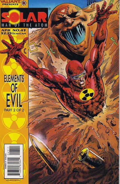 Solar, Man of the Atom #43 VF; Valiant | we combine shipping