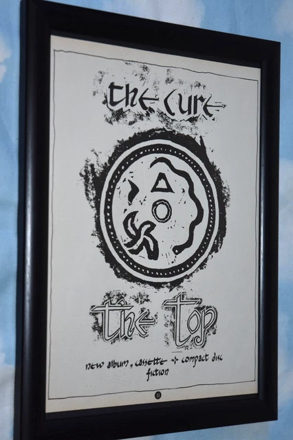 THE CURE band framed A4 1984 the top ALBUM original promo ART poster