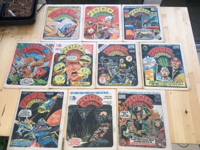 2000AD - Judge Death contd - Progs 150 -159 - 10 issues