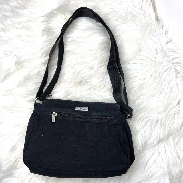 Baggallini Black Nylon Crossbody Bag Purse