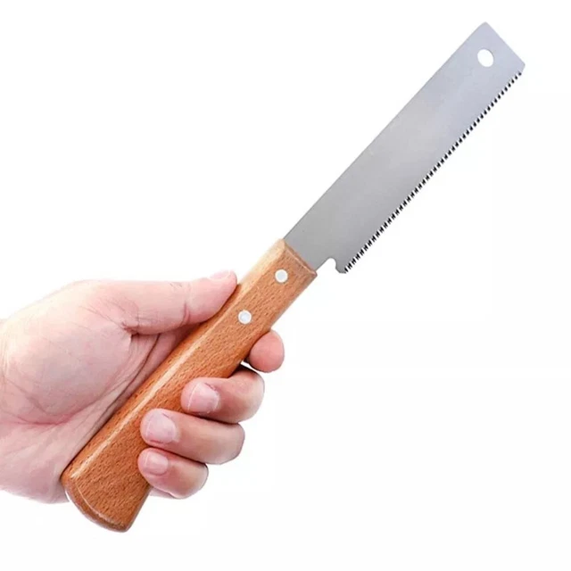 300mm Mini Hand Saw Doppio Lato a Filo Taglio Saw for Falegnameria Campeggio Fai