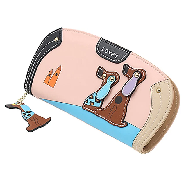 Women Fashion Long Style Student Card Wallet Multi-function Folding Coin Purse