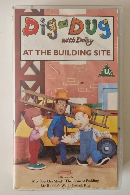 VINTAGE DIG AND Dug - With Daisy - At The Building Site (VHS, 1999) £12.00 - PicClick UK