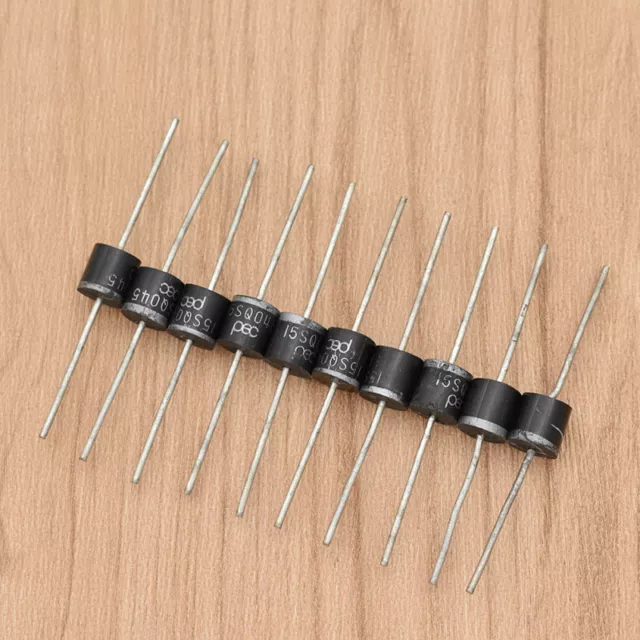 15a 45v Rectifier Blocking Diode For Solar Cells Panel High Frequency 10Pcs