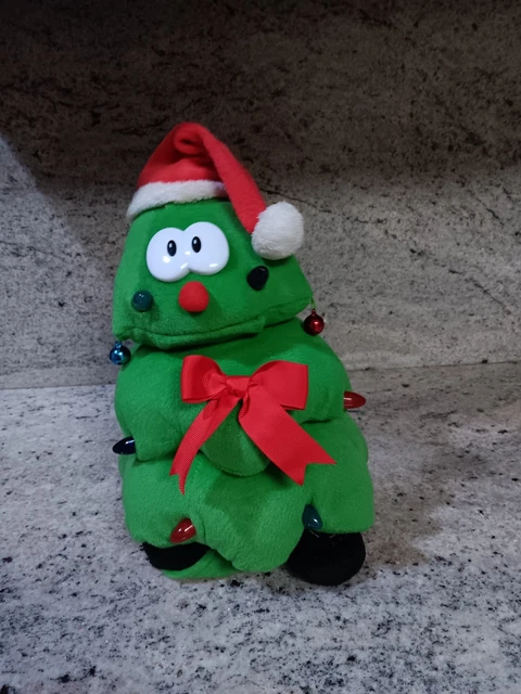 Cuddle Barn Rockin' Robbie Animated Christmas Tree Plush - Sings & Dances With Lights, Batteries Included (12 Inch) - View #8