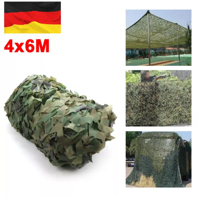 4X6M Camouflage Jagd Tarnnetz Armee Army Tarnung Camo Hunter Army Military Net