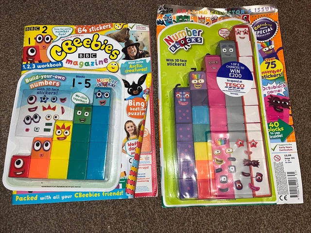 NUMBERBLOCKS KONVOLUT CBEEBIES Mathematik Block Magazin 1-10 Figuren ...