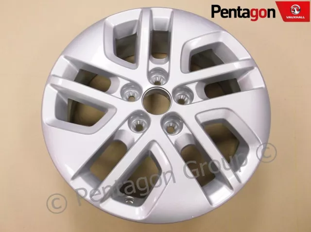 New Genuine Vauxhall Vivaro B Renault Trafic 2015-  17" Alloy Wheel 93866154