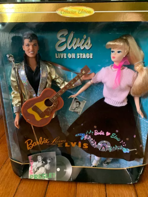 1996 Barbie Loves Elvis Collector Edition Mattel 2 Pc Doll Set NIB Sealed 1996 Barbie Loves Elvis Collector Edition Mattel 2 Pc Doll Set NIB Sealed