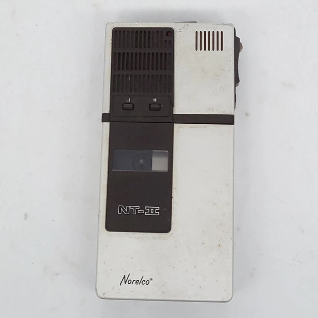 Norelco NT-II Microcassette Recorder Untested