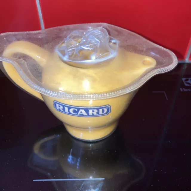 Pichet Mini Rond 25 Cl Ricard Jaune En céramique Neuf