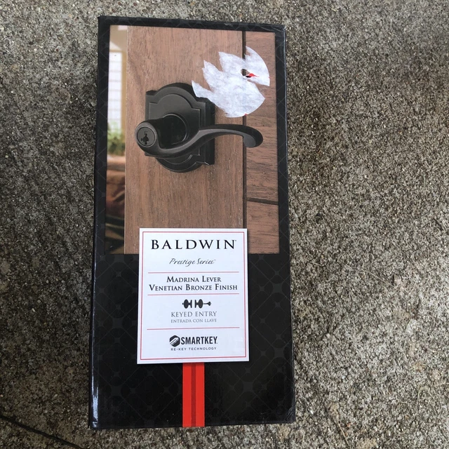 BALDWIN Prestige Madrina Lever Keyed Entry Venetian Bronze Finish (93540-011)