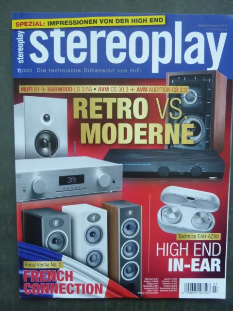 stereoplay 7/2023, Technics, Focal, AVM, Piega, Nubert, Yamaha, Naim