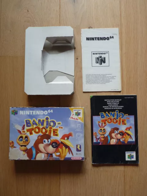 Banjo tooie 64, Nintendo, boite et notice seulement, PAS DE JEU