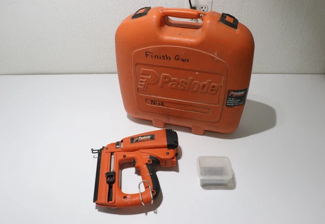 Paslode Cordless Finish 16 Gauge Trim Nail Gun Nailer