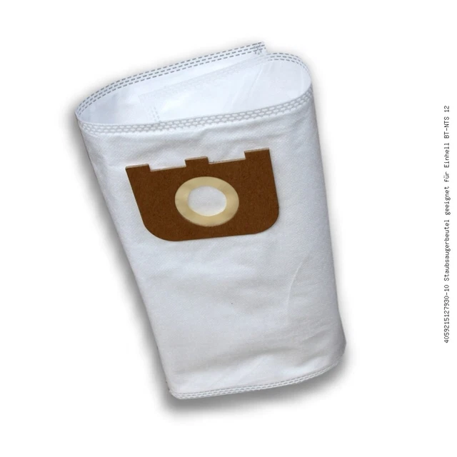 Lot De 10 Sacs D'Aspirateur Pour Bosch Gas 25, Starmix Fbv 25-35