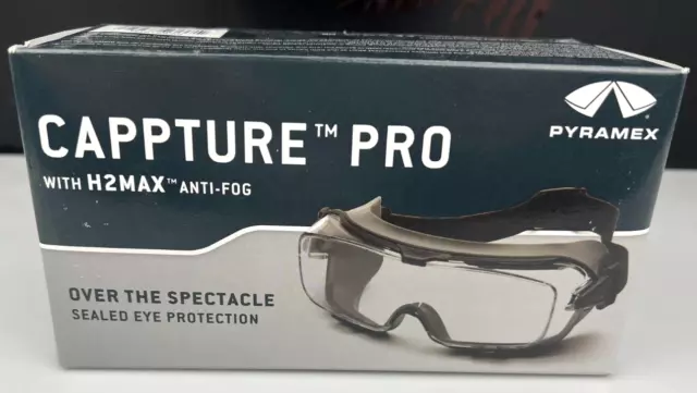 CAPPTURE PRO Lunettes Pyramex Sécurité Lunettes,Transparent Anti-buée Lentille