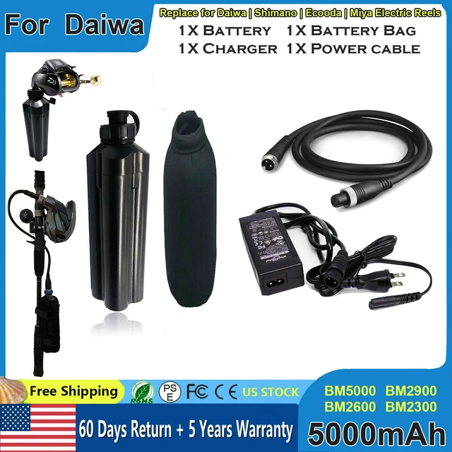 Daiwa Tanacom 500 750 1000 Shimano BM2300 BM2900 Electric Fishing Reel Battery e