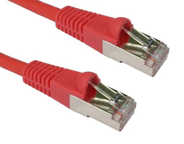8 Modules Jack RJ45 CAT6a Blindés - Connecteur Keystone Pour Câble Réseau - Installation Sans Outil - Pour Panneau Brassage