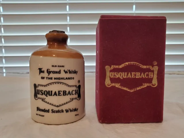 Usquaebach Old-Rare The Grand Whisky 50ml in Original Velvet box 