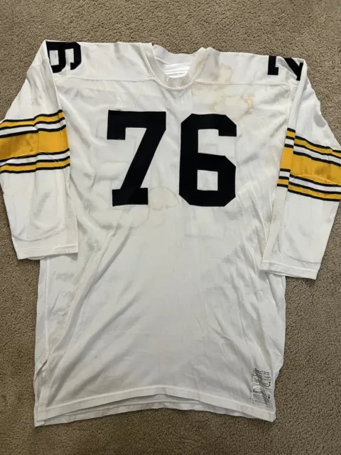 Steelers Game Used Worn Late 60’s Early 70’s Mike Haggerty Jersey Steelers LOA