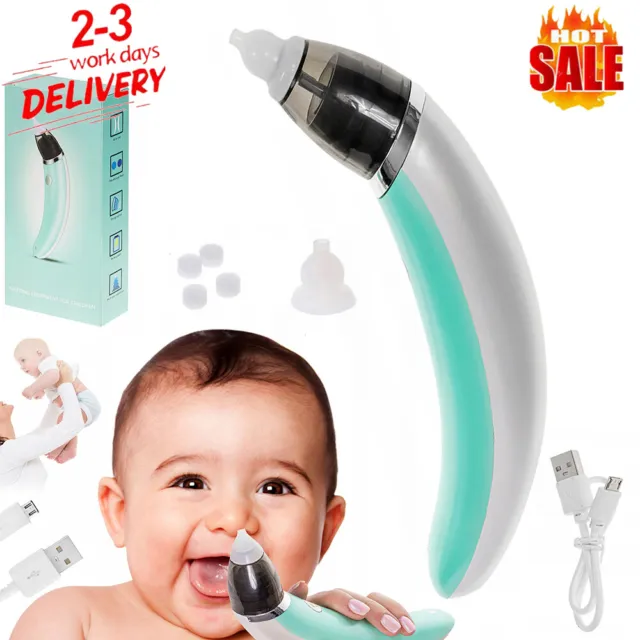 Nasal Aspirator Baby Runny Nose Cleaner Mucus Remover From Birth Infant Safe New