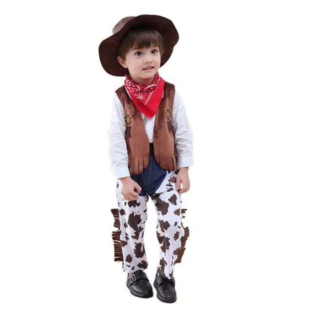 Baby-Boy Halloween Party Cosplay Cowboy Costume Stage-Performance Cowboy Outfits